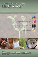 Academy of Learning Your Complete Preschool Lesson Plan Resource - Volume 6 1614331871 Book Cover