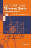 Allgemeine Chemie: Chemie-Basiswissen I (Springer-Lehrbuch) 3642175228 Book Cover