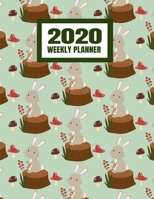 2020 Weekly Planner: January 2020 - December 2020 Calendar Agenda And Daily Schedule - Rabbit Lover Bunny Bunnies (8.5x11) 1708181695 Book Cover