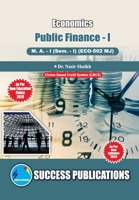 Public Finance - I, First Year, M.A, Sem-I-English 8119180690 Book Cover