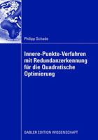 Innere-Punkte-Verfahren Mit Redundanzerkennung Fur Die Quadratische Optimierung 3834910198 Book Cover