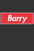 Barry: Barry Planner Calendar Notebook Journal, Personal Named Firstname Or Surname For Someone Called Barry For Christmas Or Birthdays This Makes The Perfect Personolised Custom Name Gift For Barry 1704387701 Book Cover