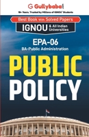 EPA-6 Public Policy 9381638381 Book Cover