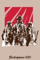 Studienplaner 2020: Wochenplaner zum notieren, organisieren und planen ca. DIN A5 6x9. Kalender / Terminkalender / Monats- / Tages�bersicht / Kontakt- / Geburtstags listen / Design: Feuerwehr Einsatz  1678350524 Book Cover