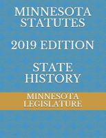 MINNESOTA STATUTES  2019 EDITION  STATE HISTORY 1071421336 Book Cover
