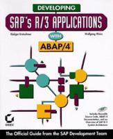 Developing Sap's R/3 Applications With Abap/4 078211881X Book Cover
