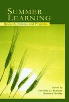 Summer Learning: Research, Policies, and Programs 0415652138 Book Cover