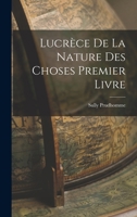 Lucr�ce De La Nature Des Choses Premier Livre 1017591504 Book Cover
