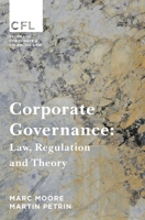 Corporate Governance: Law, Regulation and Theory 1137403314 Book Cover