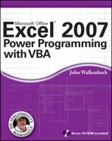 Excel 2007 Power Programming with VBA (Mr. Spreadsheet's Bookshelf) 0470044012 Book Cover