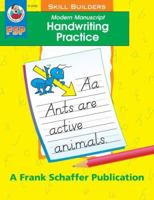 Modern Manuscript Handwriting Practice Skill Builder 0867349379 Book Cover