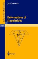 Deformations of Singularities 3540005609 Book Cover