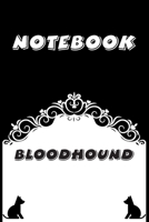 Bloodhound Notebook: Black and White notebook, Decorative Journal for Bloodhound Lover: Notebook /Journal Gift, Black and White,100 pages, 6x9, Soft cover, Mate Finish 1675000123 Book Cover