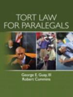 Tort Law for Paralegals, 1/e 0135000556 Book Cover