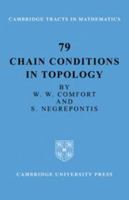 Chain Conditions in Topology 0521090628 Book Cover