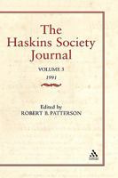 Haskins Society Journal Studies in Medieval History: Volume 1 1852850310 Book Cover