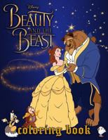 Beauty and the Beast: Disney Coloring Book for Kids and Adults (40 Illustrations) 1987473760 Book Cover