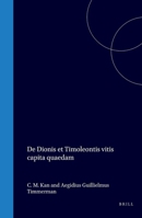 De Dionis et Timoleontis vitis capita quaedam (Dutch Edition) 9004578935 Book Cover
