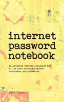 Internet Password Notebook : A pocket-sized Internet address organizer for all of your usernames and Passwords 1450582060 Book Cover