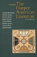 Harper American Literature, Volume I (2nd Edition) 0065009649 Book Cover