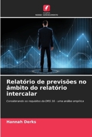 Relatório de previsões no âmbito do relatório intercalar (Portuguese Edition) 6208854857 Book Cover