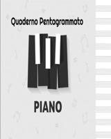 Quaderno Pentagrammato: Quaderno di musica pentagrammato - 60 pagine, 12 pentagrammi per pagina, Dimensione 20,32 x 25,4 cm. B0841TZ58N Book Cover