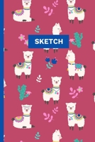 Sketch: A Magical Unicorn Sketch Book for fans of Cupcakes, Doodles, Llamas, Caticorns and Rainbows A Fun Art book for Elementary, Middle School and High School Girls 1676545948 Book Cover