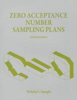 Zero Acceptance Number Sampling Plans 0873897390 Book Cover