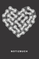 Notizbuch: Notizbuch Notizheft Schreibbuch 110 Seiten Karo Kariert Karos DIN A5 Fahrrad Bike Rad Radeln Biker Mountainbike Fahrradfahrer BMX E-Bike Fahren Mountainbiking Mountainbiker Fahrradkette Lov 1660589592 Book Cover