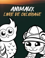 animaux livre de coloriage: Animaux de Noël ; un livre de coloriage pour enfants avec des animaux de vacances mignons et relaxant Livres pour enfants ... ; Animaux de compagnie B08PK2P8TZ Book Cover