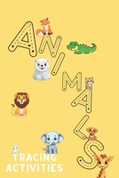 Animals: Tracing activities B0F1FH9S28 Book Cover