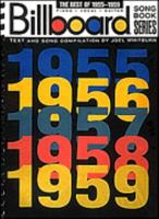 The Billboard Songbook Series: Best of 1955-1959 0881888214 Book Cover