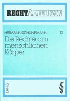 Die Rechte Am Menschlichen Koerper 3820453539 Book Cover