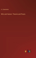 Witz Und Humor: Theorie Und Praxis 1141586851 Book Cover