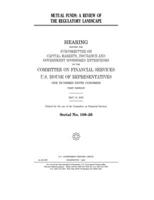 Mutual funds: a review of the regulatory landscape 1677340800 Book Cover
