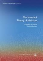 The Invariant Theory of Matrices 147044187X Book Cover