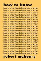 How To Know 1591135230 Book Cover