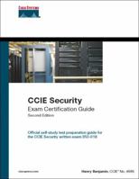CCIE Security Exam Certification Guide (CCIE Self-Study) (2nd Edition) (Exam Certification Guide) 1587201356 Book Cover