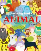 Coloring Books Animals For Kids: Ages 4-8 Childhood Learning, Preschool Activity Book 100 Pages Size 8x10 Inch 1724049666 Book Cover