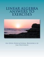 Linear Algebra Answers to Exercises 149375856X Book Cover