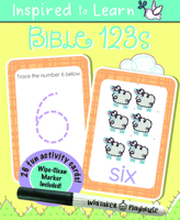 Bible 123s: Wipe-Clean Flash Card Set (Inspired to Learn) 1641236396 Book Cover