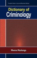 Dictionary of Criminology 9970027204 Book Cover
