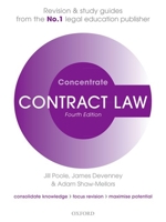 Contract Law Concentrate: Law Revision and Study Guide 0198803850 Book Cover