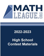 2022-2023 High School Contest Materials 1312155426 Book Cover