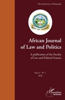 African Journal of Law and Politics: A publication of the Faculty of Law and Political Science (Harmattan Cameroun) (French Edition) 2343155038 Book Cover