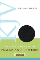 KJV New Testament with Psalms and Proverbs: King James Version, Black, Imitation Leather 161970871X Book Cover