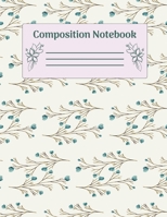 Composition Notebook: Wide Ruled Notebooks Paper - Composition Notebook (Diary, Journal) 8.5x11in 100 Pages Wide Ruled Notebooks Paper 1699133360 Book Cover