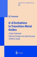 d-d Excitations in Transition-Metal Oxides: A Spin-Polarized Electron Energy-Loss Spectroscopy (SPEELS) Study 3662146851 Book Cover