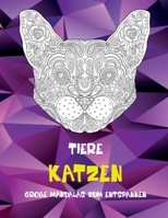 Gro�e Mandalas zum Entspannen - Tiere - Katzen null Book Cover
