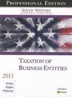 South-Western Federal Taxation 2013: Taxation of Business Entities, Professional Edition (with H&r Block @ Home Tax Preparation Software CD-ROM) 1133189814 Book Cover